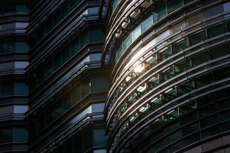 Modern architecture backgroundの写真素材