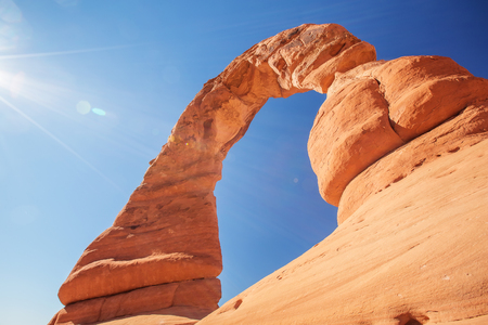 Delicate arch in Arches National Park in Utah, USA