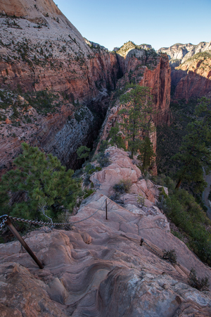 Landscape of the Zion National park, Utah, USAの写真素材