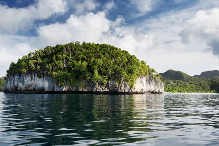 Picuresque landscape Wajag island, Raja Ampat, Indonesiaの写真素材