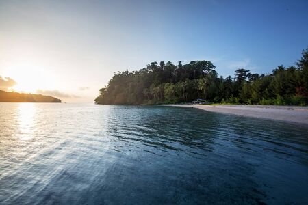 Panun Paradise Homestay, Misool, Raja Ampat, Indonesiaの写真素材