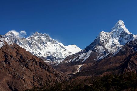 Beautiful landscape of Himalaya mountainsの写真素材