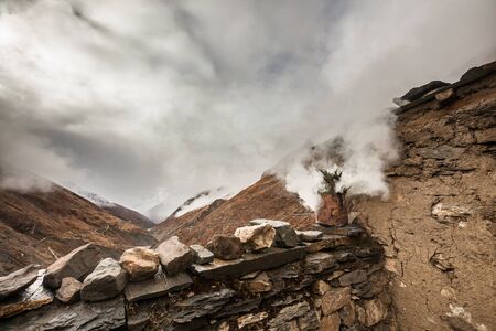 Beautiful landscape of Himalaya mountainsの写真素材