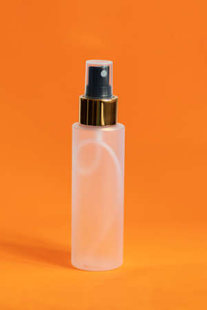 jar of cream on a white backgroundの写真素材