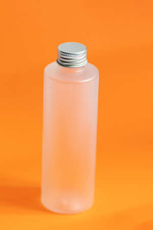 jar of cream on a white backgroundの写真素材