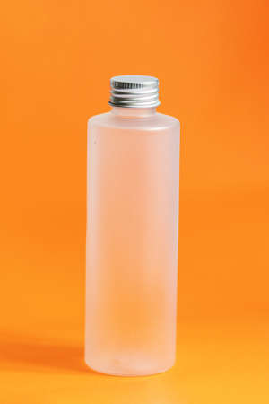 jar of cream on a white backgroundの写真素材