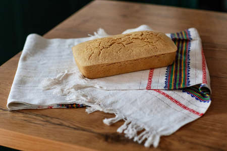 Homemade gluten free bread. Food for healthの写真素材