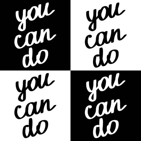 Hand written calligraphy, brush painted letters. Vector illustration. Perfect for pin, card, t-shirt design, poster, sticker, print, wallpaper background Vector illustrationのイラスト素材