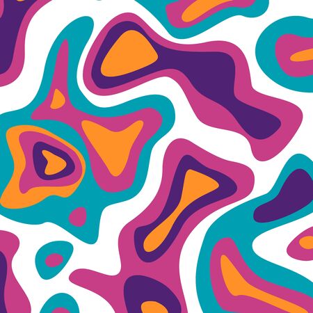 For your creative project design. Hologram hipster card, Blur colorful pattern. Vector abstract holographic background 80s - 90s, trendy colorful texture in neon color design.のイラスト素材