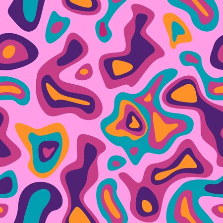 For your creative project design. Hologram hipster card, Blur colorful pattern. Abstract holographic background 80s - 90s, trendy colorful texture in neon color design.の写真素材