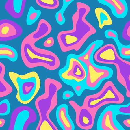 For your creative project design. Hologram hipster card, Blur colorful pattern. Abstract holographic background 80s - 90s, trendy colorful texture in neon color design.の写真素材