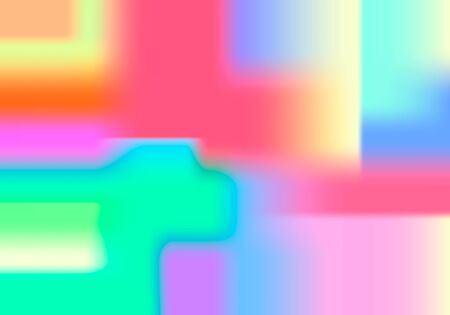 Colorful blurred design, vector illustration. Abstract smooth rainbow backgroundのイラスト素材