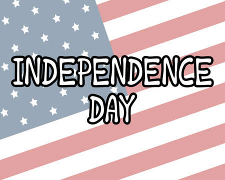 Fourth of july independence day of the usa. Holidayのイラスト素材