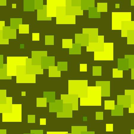 Digital camouflage seamless pattern. Abstract modern pixel texture for army and hunting fabric. Fashion print. Background in military style.の写真素材