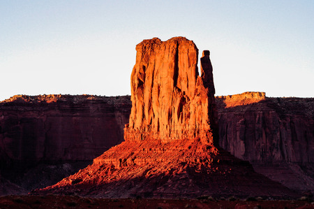 Monument Valley National Park, within the reservation of the Navajo Indian Nation in Arizona, USA のeditorial素材
