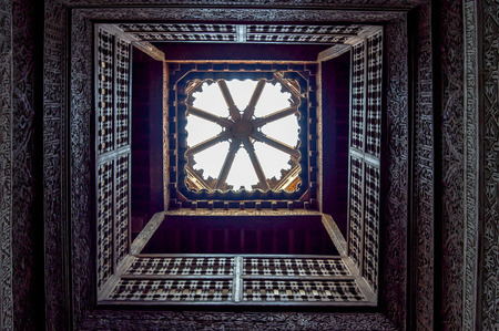 Ali Ben Youssef Koranic School in Morocco Marrakechのeditorial素材