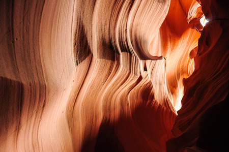 inside passage Antylope Canyon, Arizonaの写真素材