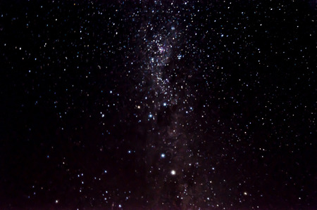 Image starry night sky in New Zealandの写真素材