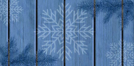 Merry Christmas and Happy New Year paper banner.の写真素材