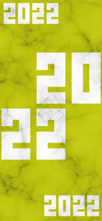 Creative background of 2022 vertically