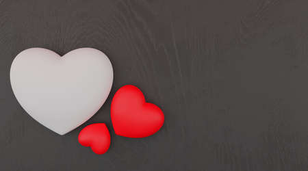 Valentines sale banner template. Valentines day store discount promotion with white space for text...