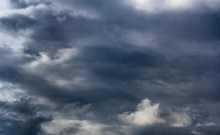 Blue sky background, sky and clouds
