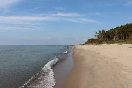 Empty beach. Donskoje.の写真素材