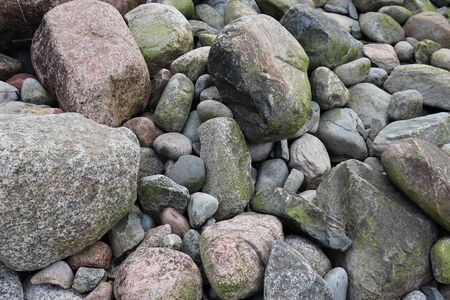 stony beachの写真素材