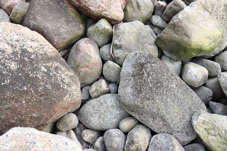 stony beachの写真素材