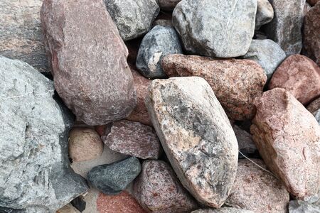 stony beachの写真素材