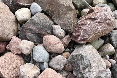 stony beachの写真素材
