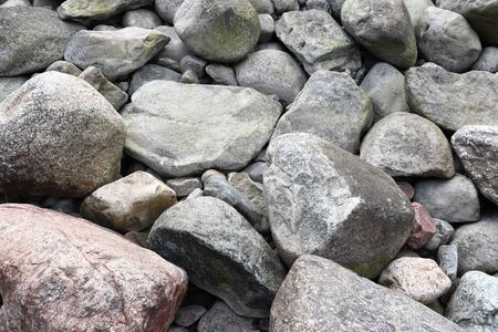 stony beachの写真素材