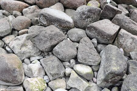 stony beachの写真素材