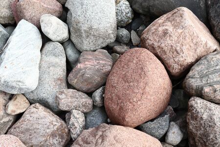 stony beachの写真素材