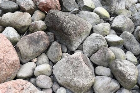 stony beachの写真素材