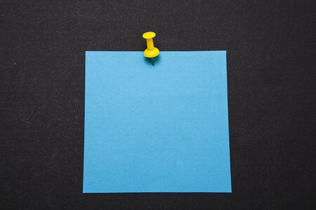 Colorful note papers on black background.