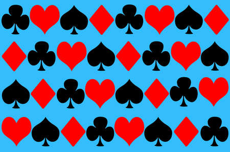 Poker playing cards icons.