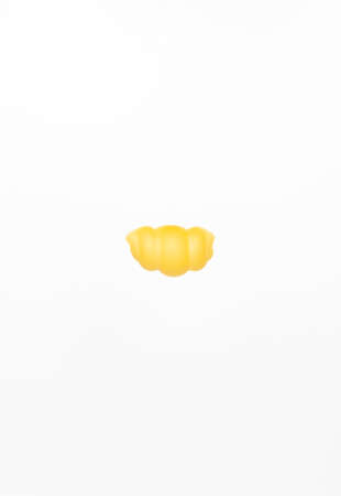 One piece of cake on a white background.