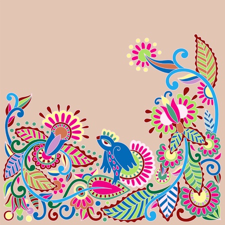 floral background のイラスト素材