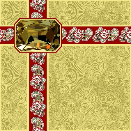 luxury background with jewel のイラスト素材