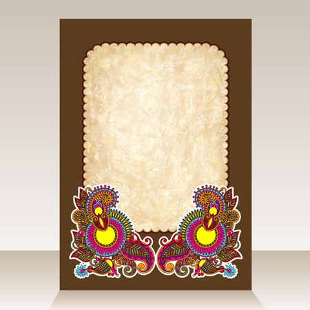 vintage template のイラスト素材