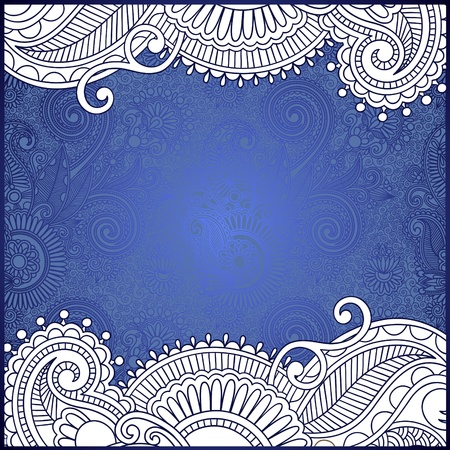 ornate card announcement のイラスト素材