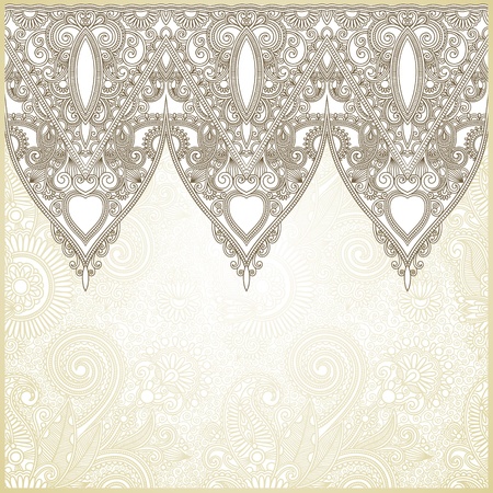 Ornamental seamless stripe, decorative element のイラスト素材