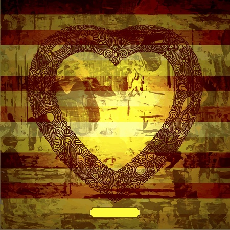 abstract heart shape background のイラスト素材