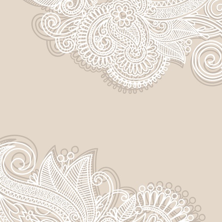 ornate card announcement のイラスト素材