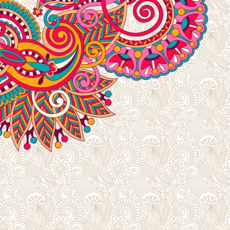 vintage ornamental templateのイラスト素材