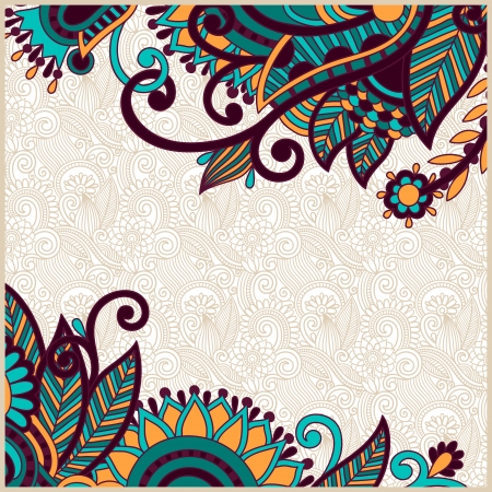 ornate card announcementのイラスト素材