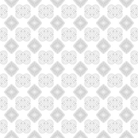 White geometry abstract seamless backgroundのイラスト素材