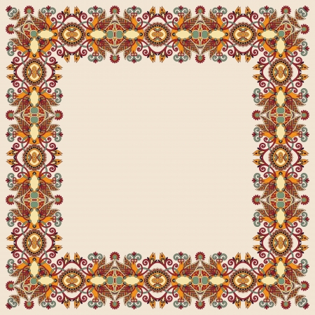 floral vintage frameのイラスト素材