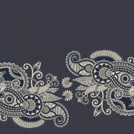 ornamental vintage floral background with decorative flowers for your designのイラスト素材